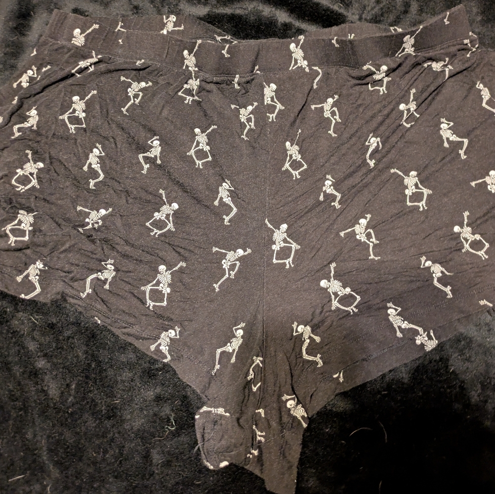 Torrid Black Skeleton Print Lounge Pants